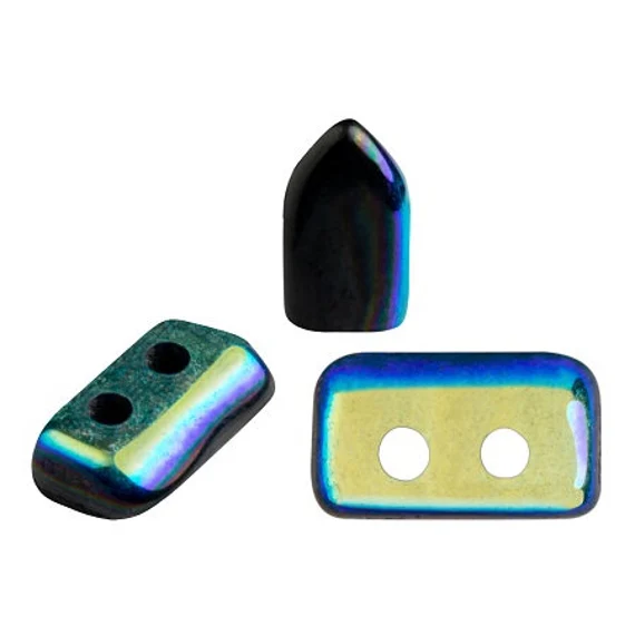 Margele Par Puca - Margele Piros  Par Puca 5 X 3 X 2 mm Jet Ab