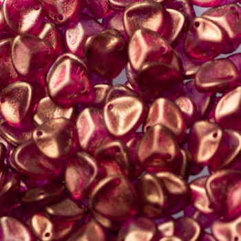 Margele cehesti Rose petals - Margele cehesti Rose Petals 8x7 mm (loose) : Halo - Cardinal