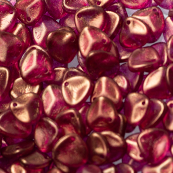 Margele cehesti Rose petals - Margele cehesti Rose Petals 8x7 mm (loose) : Halo - Madder Rose