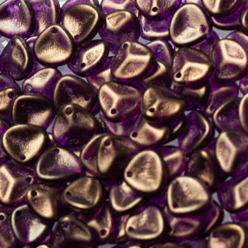Margele cehesti Rose petals - Margele cehesti Rose Petals 8x7 mm (loose) : Halo - Regal