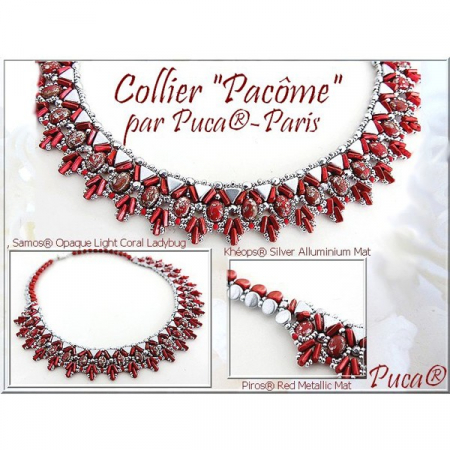 Margele Samos Par Puca 5 X 7 mm Ice Slushy Orange [5]