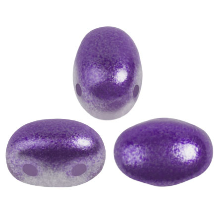 Margele Par Puca - Margele Samos Par Puca 5 X 7 mm Ice Slushy Purple Grape