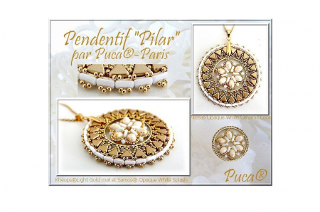 Margele Samos Par Puca 5 X 7 mm Ice Slushy Strawberry [4]