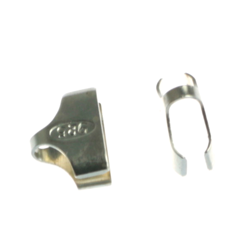 Inchizatori, terminatii lant argint - Sistem prindere panglica, argint 925, latime 10 mm