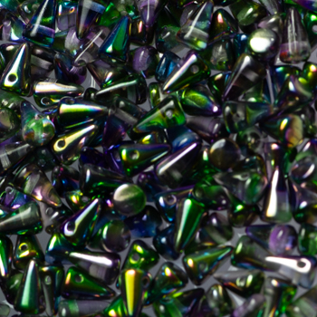 Margele Cehia - Spikes 5x8 mm Magic Orchid