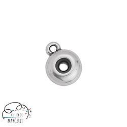 Stopper cu za 10 mm diametrul de 2.5 mm alama placata cu aur 24K [1]