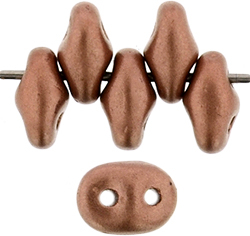 Toho SuperDuo - Margele Matubo SuperDuo 5 x 2mm Matte Metallic Bronze Copper