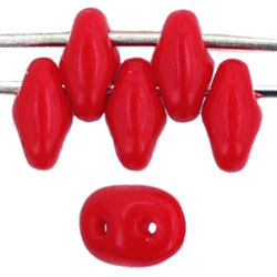 Toho SuperDuo - Margele Matubo SuperDuo 5 x 2mm Opaque Red