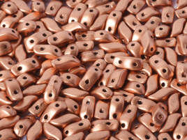 Margele Cehia - Margele cehesti Stormduo 3 x 7 mm Vintage Copper