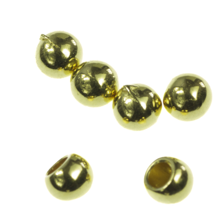 Accesorii metalice - Terminatii lant (sirag) rotunda, zamac placat cu aur, D 4 mm, orif. 2 mm