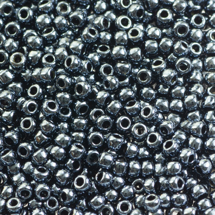 Margele Toho - Toho beads round metallic hematite 2.2 mm