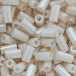 Margele Toho - Margele Toho Bugle 3 mm opaque lustered lt beige TB 01 123