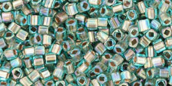 Toho Cub - Toho Cube 1,5 mm Gold-Lined Rainbow Aqua