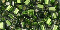 Toho Cub - Toho Cube 3 mm Silver-Lined Olivine