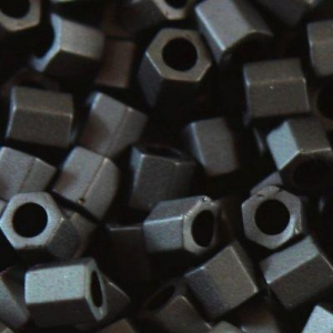 Margele Toho - Margele Toho Hex 3 mm opaque frosted jet 3 mm TH 08 49F