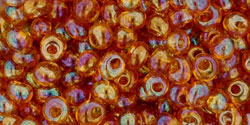 Toho Magatama - Toho magatama transparent rainbow topaz 3 mm