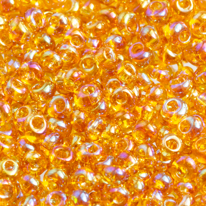 Margele Toho - Toho magatama transparent rainbow topaz 3 mm