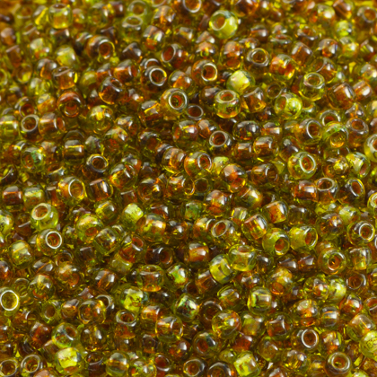 Margele Toho - Toho round 11/0 HYBRID Transparent Lime Green Picasso