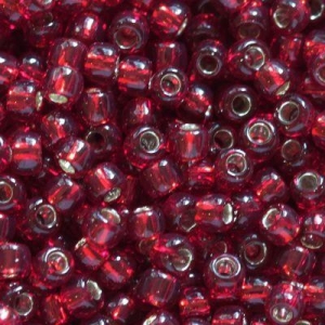 Margele Toho - Margele Toho Round 11/0 silver lined garnet TR 11 25D