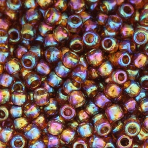 Margele Toho - Margele Toho Round 11/0 transparent rainbow smoky topaz TR 11 177
