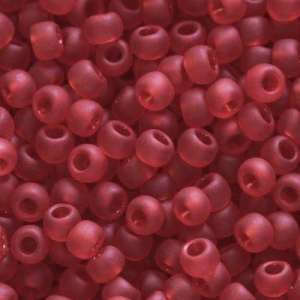 Margele Toho - Margele Toho Round 11/0 transparent frosted ruby TR 11 5CF