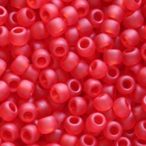 Margele Toho - Margele Toho Round 11/0 transparent frosted siam ruby TR 11 5BF