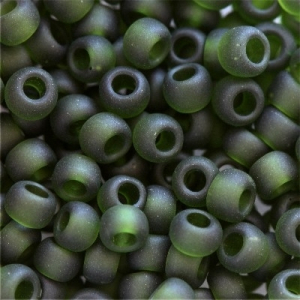 Margele Toho - Margele Toho Round 8/0 transparent frosted olivine TR 08 940F