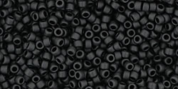 Toho Round - Toho round opaque frosted jet 1.6 mm