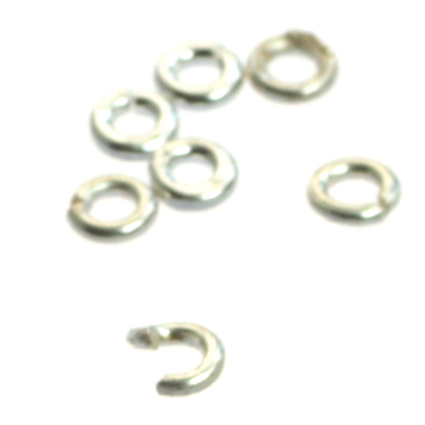Zale si anouri - Zale deschise, argint 925, grosime 0.8 mm, diametrul 5 mm
