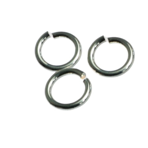 Accesorii argint - Zale deschise, argint 925, grosime 1.2 mm, diametrul 9 mm