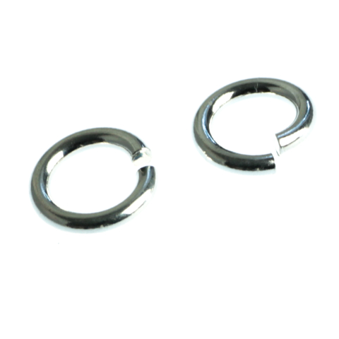 Zale si anouri - Zale deschise, argint 925, grosime 1 mm, diametrul 7 mm