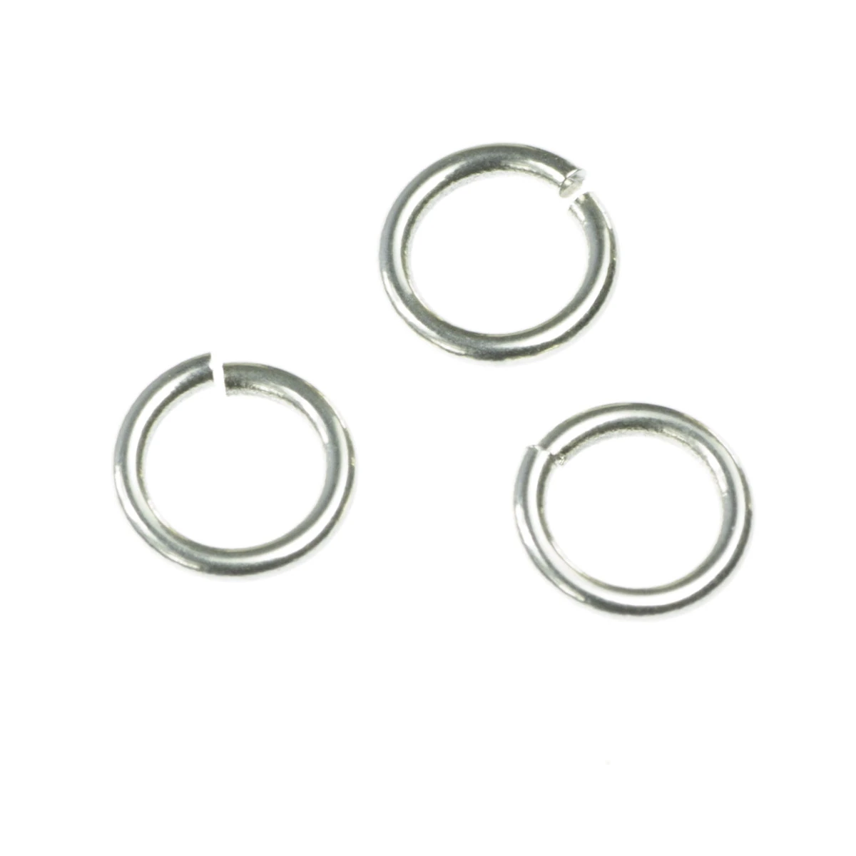 Zale, anouri - Zale deschise rotunde, alama placata cu argint, D 10 mm, gros. 1 mm