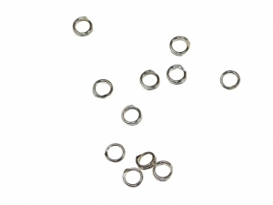 Accesorii argint - Zale duble argint 925 D 4 mm