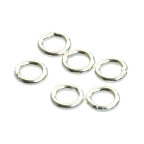 Zale si anouri - Zale inchise, argint 925, grosime 1 mm, diametrul 4 mm