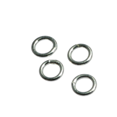 Accesorii argint - Zale inchise, argint 925, grosime 1 mm, diametrul 5 mm