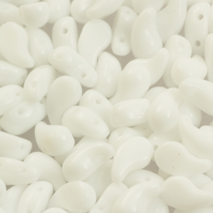 Margele Cehia - Zoliduo Left Version 5x8 mm Chalk White