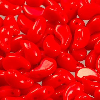 Margele Cehia - Zoliduo Left Version 5x8 mm Opaque Red