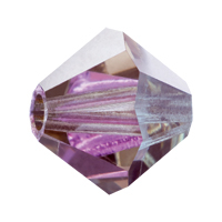 Cristale biconice Preciosa 4 mm crystal vitrail light