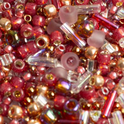 Margele TOHO - Multi-Shape Color Mix : Kokoro- Mauve Gold Mix TX-01-3217