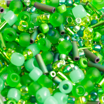 Margele TOHO - Multi-Shape Color Mix : Wasabi- Green Mix TX-01-3221