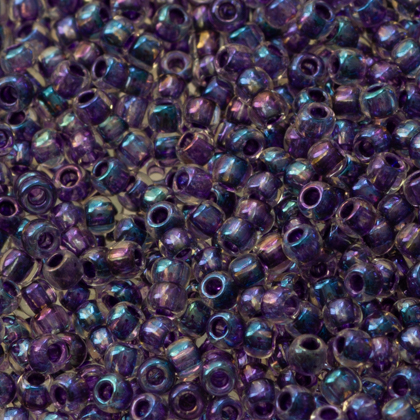 Margele Toho Round 11 0 inside color rainbow crystal tanzanite lined TR 11 181