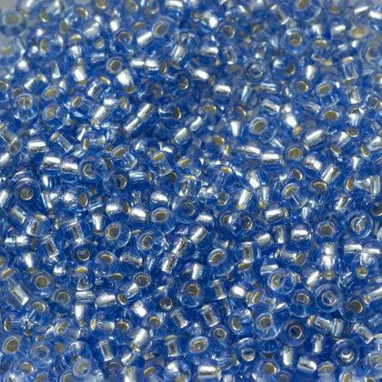 Margele Toho Round 11 0 silver lined lt sapphire TR 11 33