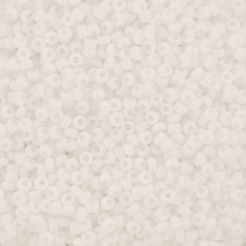 Miyuki rocailles 15 0 opaque white 15-402