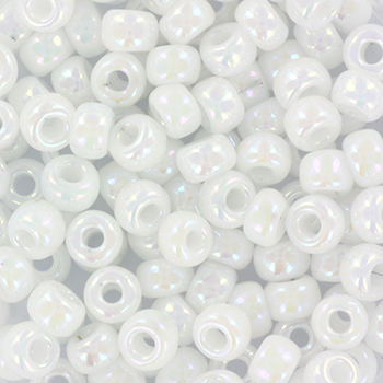 Miyuki rocailles 6 0 opaque ab white 6-471