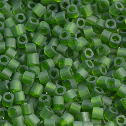 Toho Cube 1,5 mm Transparent-Frosted Olivine