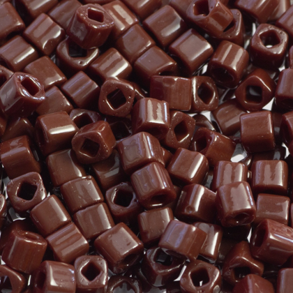 Toho Cube 3 mm Opaque Oxblood