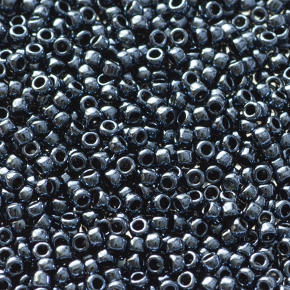 Toho round metallic hematite 1.6 mm