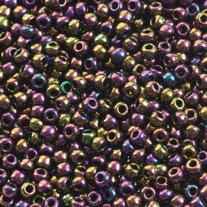 Toho round metallic iris purple 2.2 mm