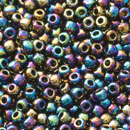 Toho round metallic rainbow iris 2.2 mm