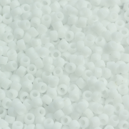 Toho round opaque-lustered white 1.6 mm